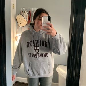 Grey Harvard Sweatshirt
